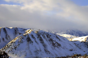 Teton Mountains from Snow King ski hill.